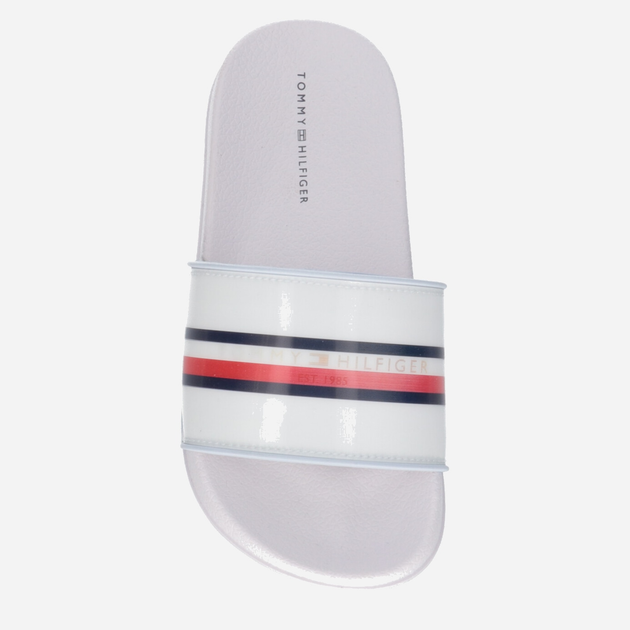 Klapki chłopięce Tommy Hilfiger Reflective Pool Slide T3B0-32931-1172100- 28 Białe (8052578193808) - obraz 2