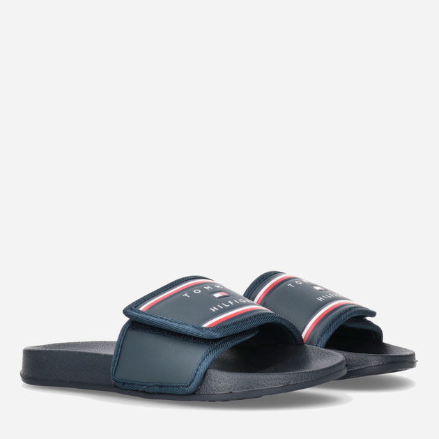 Дитячі шльопанці для хлопчика Tommy Hilfiger Maxi Velcro Pool Slide T3B0-32934-1172800- 30 Blue (8052578195024) - зображення 2