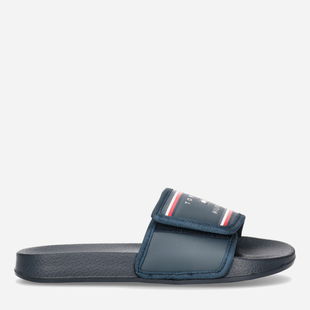 Підліткові шльопанці для хлопчика Tommy Hilfiger Maxi Velcro Pool Slide T3B0-32934-1172800- 41 Blue (8052578195130) - зображення 1