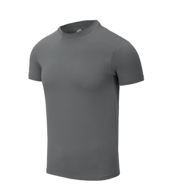 Футболка (Звужений, Приталений) T-Shirt Slim Helikon-Tex Shadow Grey S - зображення 1