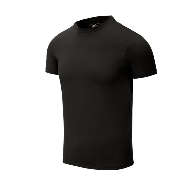 Футболка (Зауженый, Приталенный) T-Shirt Slim Helikon-Tex Black S Мужская тактическая - изображение 1