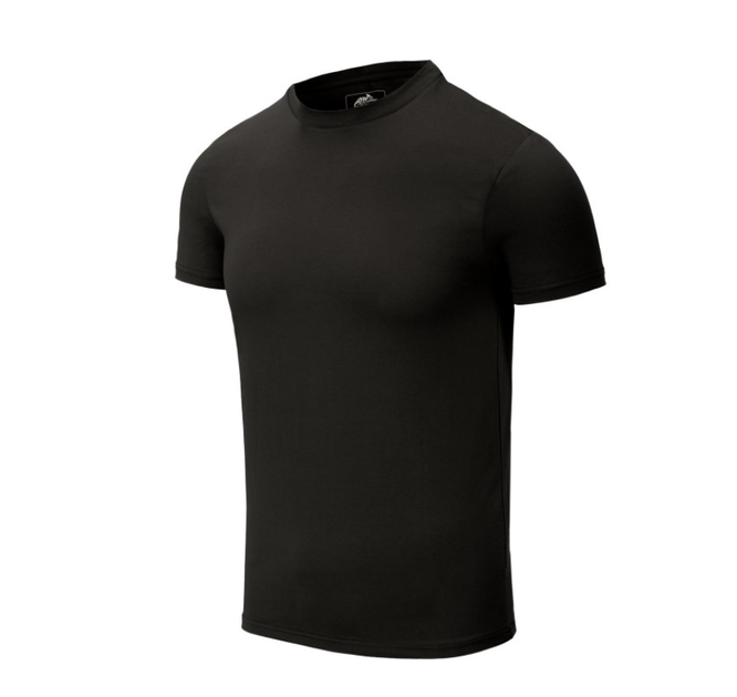 Футболка (Зауженый, Приталенный) T-Shirt Slim Helikon-Tex Black XL Мужская тактическая - изображение 1