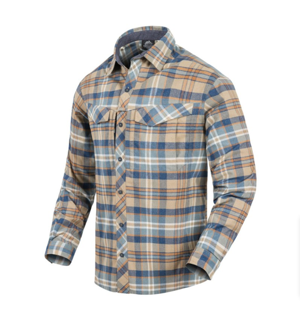 Сорочка Defender Mk2 PiLGrim Shirt Helikon-Tex Girgen Plaid L Тактична - зображення 1