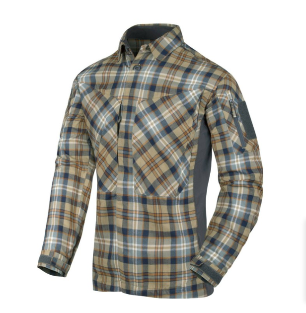 Рубашка MBDU Flannel Shirt Helikon-Tex Ginger Plaid XL Тактическая - изображение 1