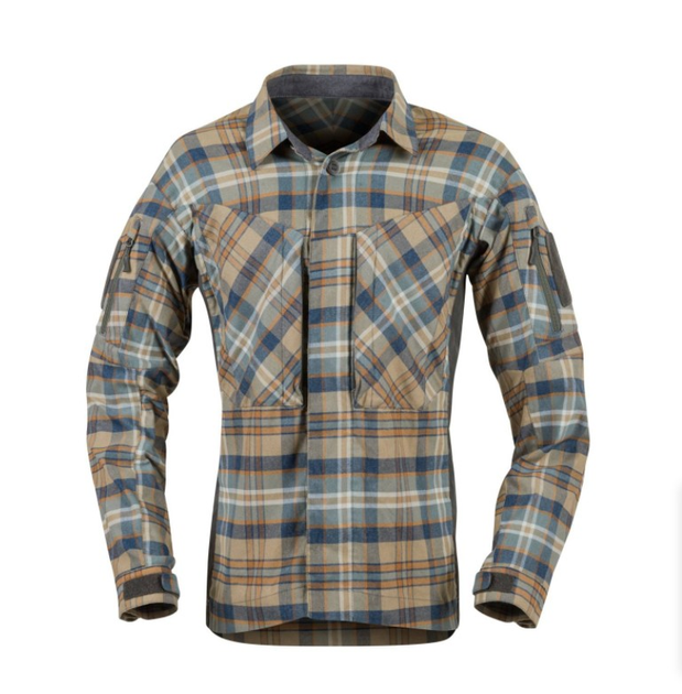 Рубашка MBDU Flannel Shirt Helikon-Tex Ginger Plaid XL Тактическая - изображение 2