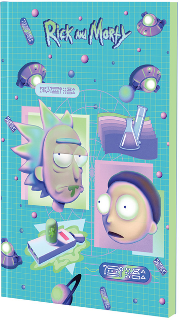 Блокнот Kite Rick & Morty-2 Термобіндер А5 формат 64 аркуші (RM23-193-2) - зображення 2