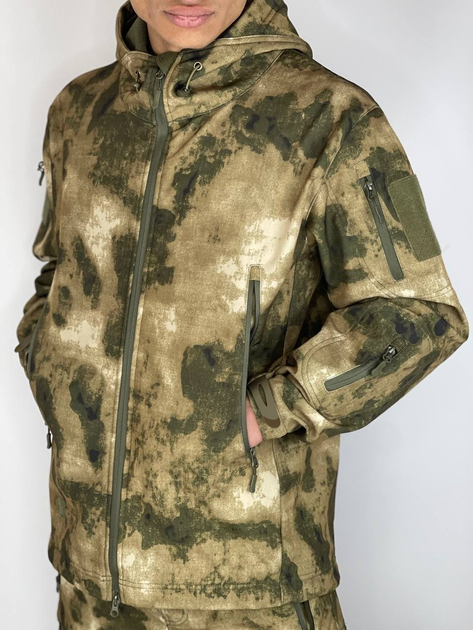 Флисовая Куртка в расцветке камуфляжа ATacsFG Размер 3XL - изображение 2