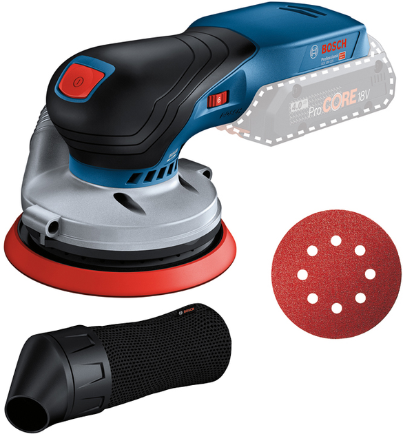 Аккумуляторная эксцентриковая шлифмашина Bosch GEX 18V-125 (0601372201 ...