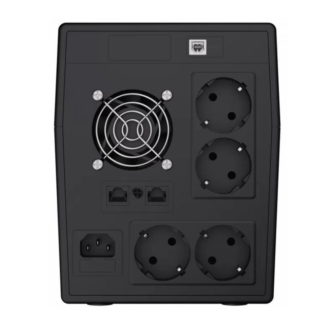 Джерело безперебійного живлення Green Cell UPS 1500VA 900W (UPS04) - изображение 2