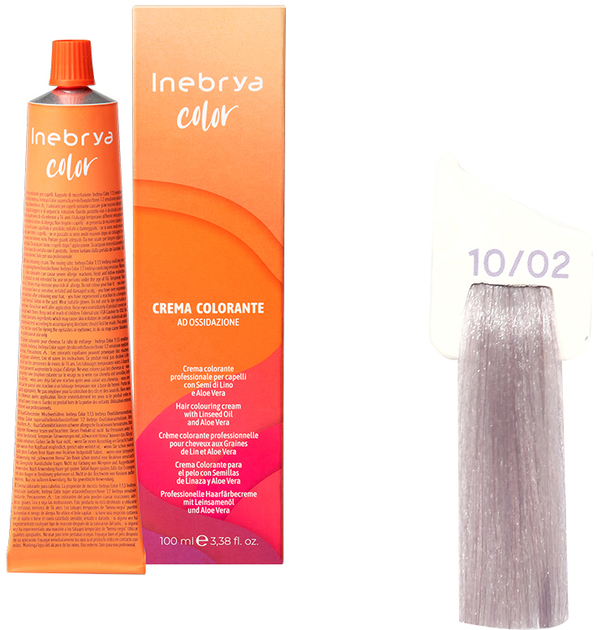 Крем-краска для волос Inebrya Color Linseed Oil and Aloe Vera 10/02 ...