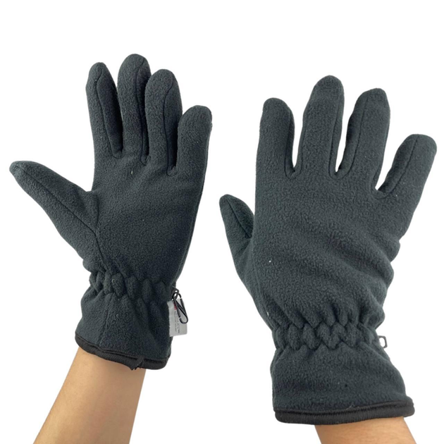 Зимові перчатки THINSULATE чорні - зображення 1