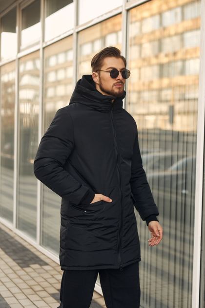 Парка ОллБлек чорний XL - Фото 4 Парка ОллБлек чорний XL - зображення 4