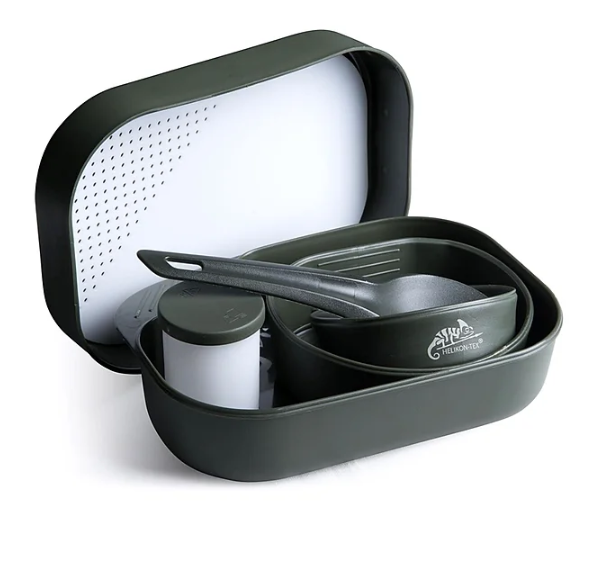 Набір посуду 7 Олива Wildo Helikon-Tex Camp-a-box Complete - Olive Green (se-cab-pp-02) - Фото 3 Набір посуду 7 Олива Wildo Helikon-Tex Camp-a-box Complete - Olive Green (se-cab-pp-02) - зображення 3
