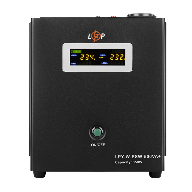 Комплект резервного питания для котла LP (LogicPower) ИБП + гелевая батарея (UPS W500VA + АКБ GL 900W) - изображение 3