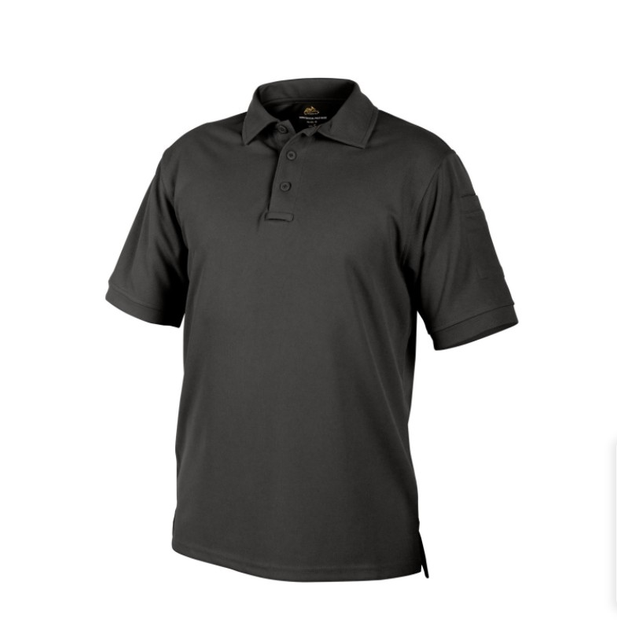 Поло футболка UTL Polo Shirt - TopCool Helikon-Tex Black L Мужская тактическая - изображение 1