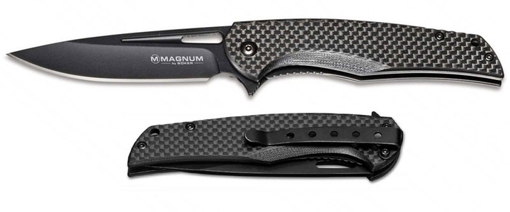 Кишеньковий ніж Boker Magnum Black Carbon (2373.07.13) - зображення 2