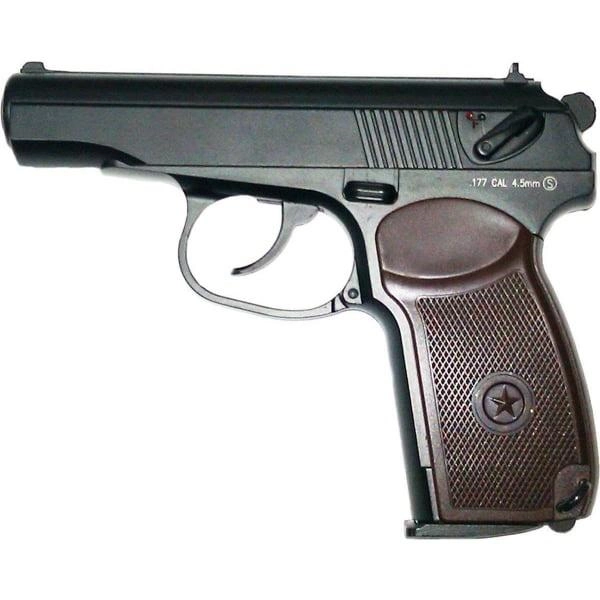 Пістолет пневматичний SAS Makarov. Корпус - метал (2370.14.30) - зображення 1