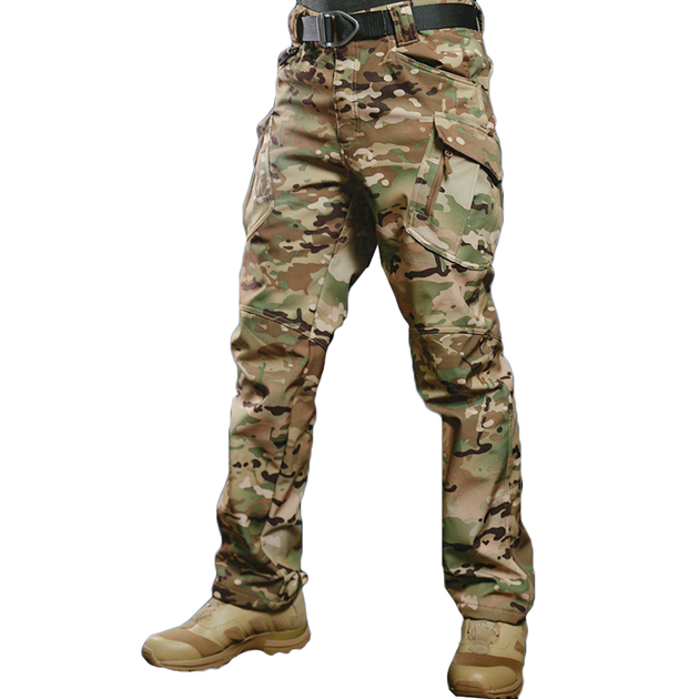 Тактичні штани S.archon X9JRK Camouflage CP 3XL чоловічі Soft shell утеплені (OPT-13771) - зображення 2