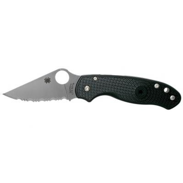 Ніж Spyderco Para 3 FRN Black серрейтор (C223SBK) - зображення 1