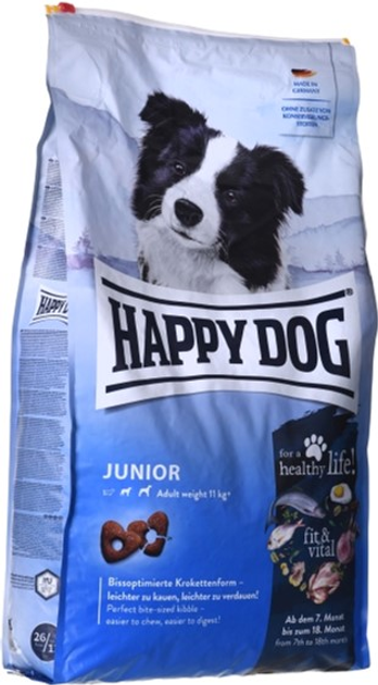 Sucha karma Happy Dog Fit&Vital Junior 10 kg (4001967152029) - obraz 1