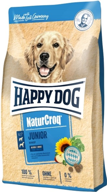 Sucha karma Happy Dog Naturcroq Junior 15 kg (4001967127898) - obraz 1