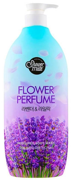 Акція на Гель для душу з ароматом лаванди та бузку Aekyung Shower Mate perfumed lavender & lilac 900 мл від Rozetka