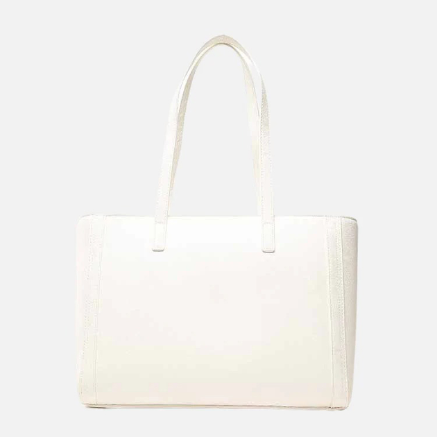 Torebka shopper damska Love Moschino Borsa Saffiano Pu Nero JC4368PP0EKG White (8054400323278) - obraz 3