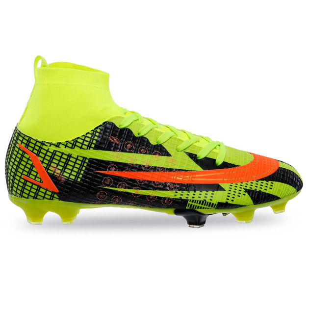 Бутсы футбольные с носком Zelart SG-3 размер 40 Neon Green-Black ...
