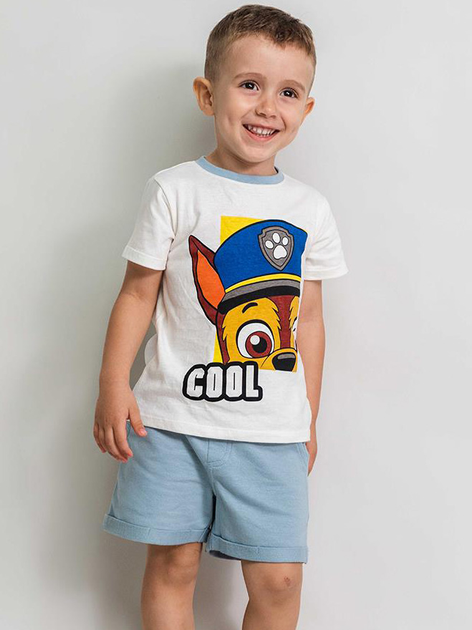 Акція на Комплект (футболка + шорти) дитячий Disney Paw Patrol 2900001155 86 см Бежевий від Rozetka