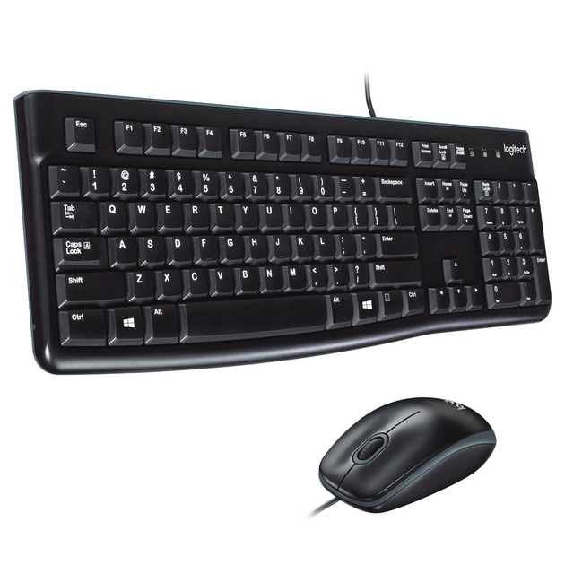 Комплект проводной Logitech MK120 USB UA (920-002563) - изображение 1