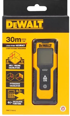 Dalmierz laserowy DeWalt DWHT77100 (DWHT77100-XJ) - obraz 3