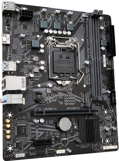 Материнська плата Gigabyte H510M K (s1200, Intel H510, PCI-Ex16) - зображення 3
