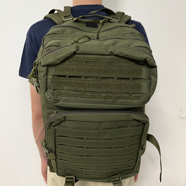 Тактический рюкзак на 40л BPT9-40 олива - изображение 2