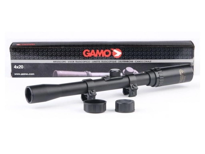 Оптический прицел GAMO 4x20 + Кронштейн 11 мм на Ласточкин хвост - изображение 1