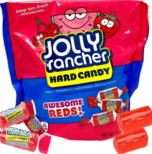 Конфеты Jolly Rancher Hard Candy Awesome Reds со вкусом