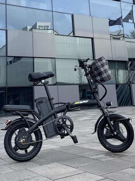 ROZETKA | Электровелосипед складной ASKMY U14 14" 48V 500W с ...