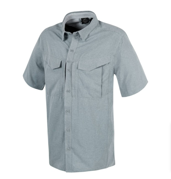 Рубашка Ultralight с коротким рукавом Defender MK2 Ultralight Shirt Short Sleeve Helikon-Tex Light Blue XXL Тактическая мужская - изображение 1