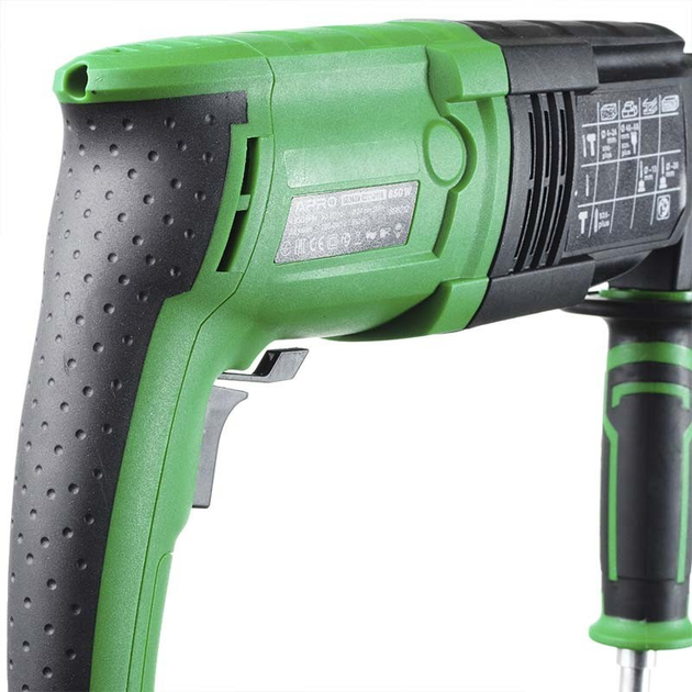 Перфоратор прямий APRO 850H 2,8 Дж 850 Вт SDS+ 4850 уд/хв кейс - изображение 6