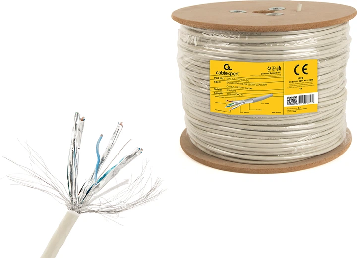 Кабель Cablexpert SPC-6A-LSZHCU-SO 305 м - зображення 3