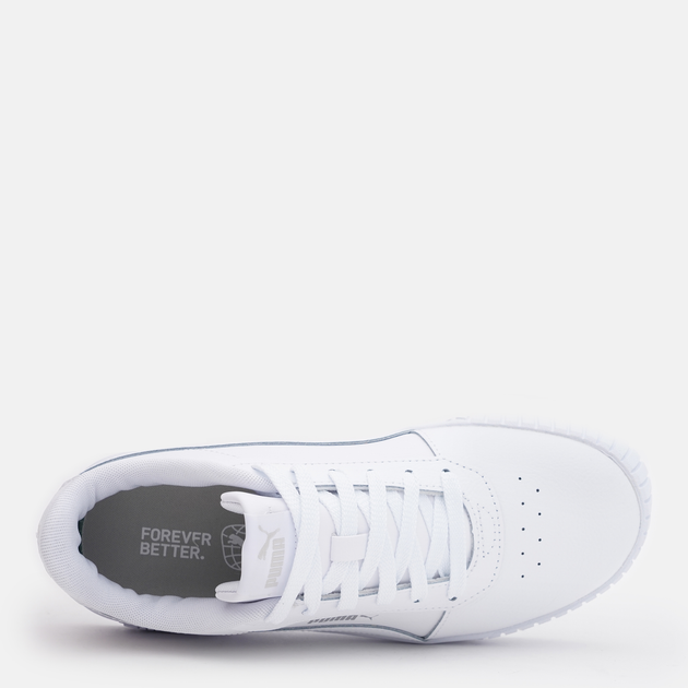 Жіночі кеди низькі Puma Carina 2.0 38584902 36 (3.5UK) 22.5 см Puma White-Puma White-Puma Silver (4065449411660) - зображення 5