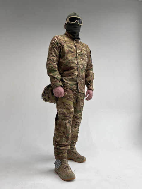 Военная тактическая форма комплект одежды Рип-стоп камуфляж Мультикам 52/4 XL - изображение 1