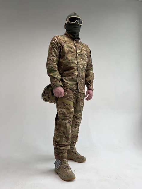 Військова тактична форма комплект одягу Ріп-стоп камуфляж Мультикам 58/5 4XL - зображення 1