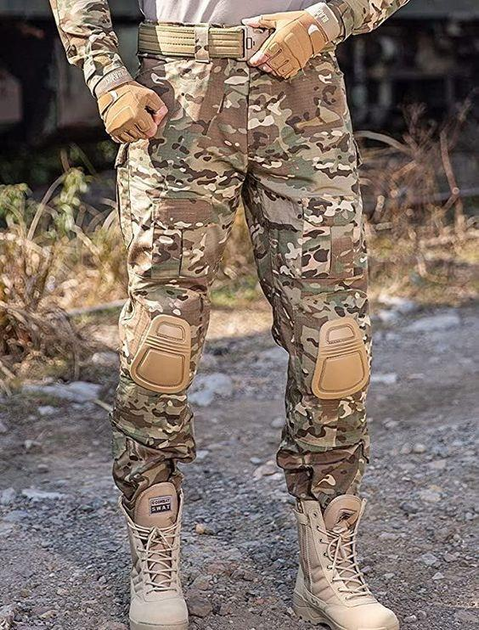 Тактические штаны с наколенниками XL Мультикам - изображение 1