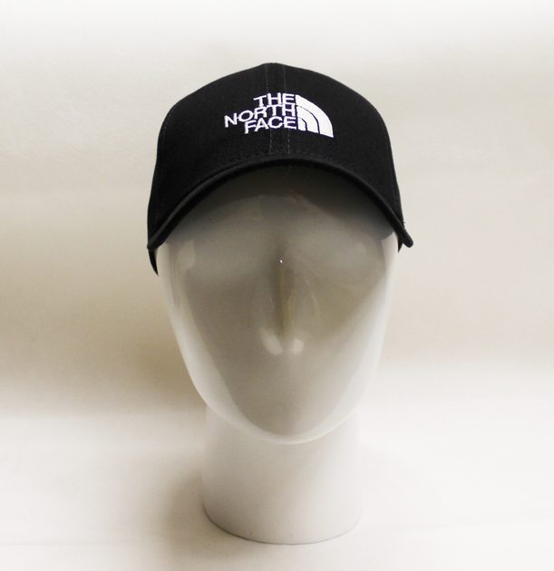 Кепка The North Face чорного кольору з білою вишивкою ZE00036-8