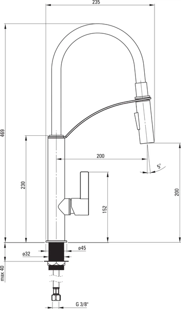 Смеситель Deante Gerbera BGB B720 - изображение 2