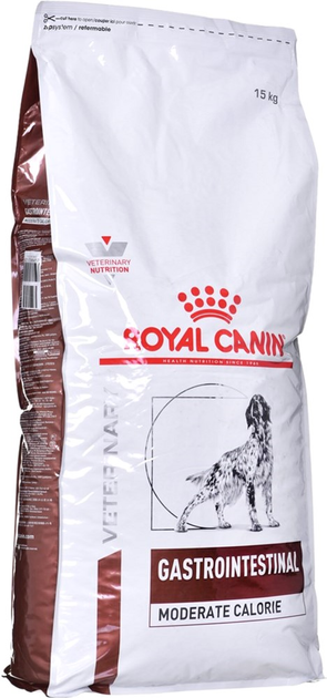 Sucha karma dla psów Royal Canin Intestinal Gastro Moderate Calorie 15 kg (3182550905923) - obraz 1