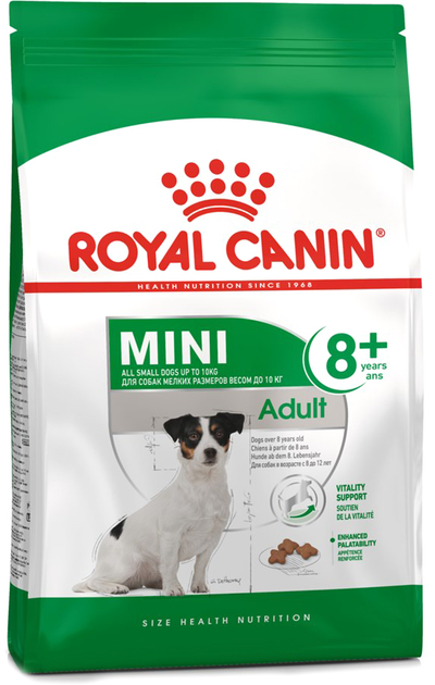 Sucha karma dla psów starszych Royal Canin Mini Senior z drobiem. ryżem i warzywami 8kg (3182550831406) - obraz 1