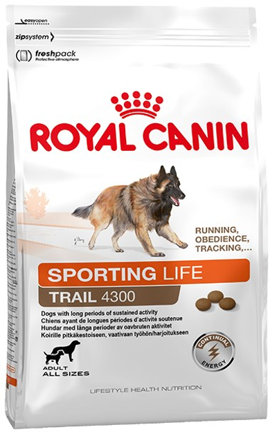 Sucha karma dla psów Royal Canin Sporting Life Trail 4300 dla psów aktywnych 15kg (3182550837958) - obraz 1