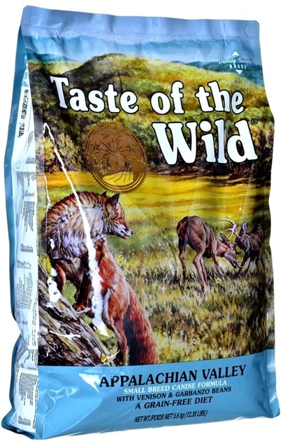 Sucha karma dla psów Taste of the Wild Appalachian Valley z dziczyzną, jagnięciną i rybami 5.6 kg (074198614400) - obraz 1