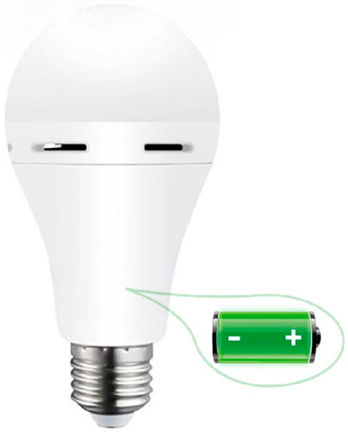 Светодиодная лампа с аккумулятором Євросвітло LED SL-EBL-802 AC7W DC3W ...